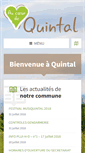 Mobile Screenshot of mairie-quintal.fr